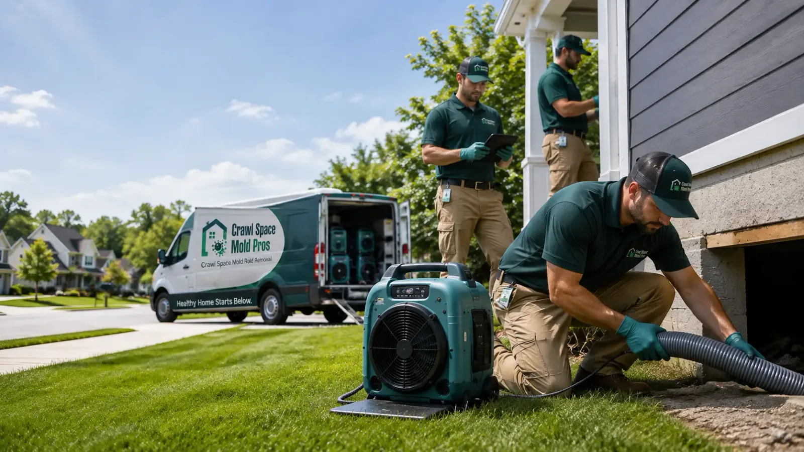 Crawl Space Mold Removal in Saxonburg, PA